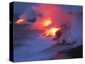 Lava from the Kilauea Volcano-null-Stretched Canvas