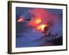 Lava from the Kilauea Volcano-null-Framed Photographic Print