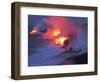 Lava from the Kilauea Volcano-null-Framed Photographic Print