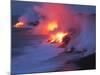 Lava from the Kilauea Volcano-null-Mounted Photographic Print