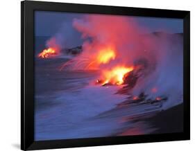 Lava from the Kilauea Volcano-null-Framed Photographic Print