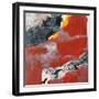 Lava I-Joyce Combs-Framed Art Print