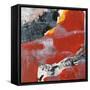 Lava I-Joyce Combs-Framed Stretched Canvas