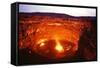 Lava Lake, Africa-Dr. Juerg Alean-Framed Stretched Canvas