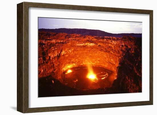 Lava Lake, Africa-Dr. Juerg Alean-Framed Photographic Print