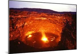 Lava Lake, Africa-Dr. Juerg Alean-Mounted Photographic Print
