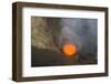 Lava lake in the caldera of the Ambrym volcano, Vanuatu, Pacific-Michael Runkel-Framed Photographic Print