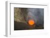 Lava lake in the caldera of the Ambrym volcano, Vanuatu, Pacific-Michael Runkel-Framed Photographic Print