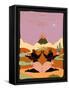 Lava.Png-Arty Guava-Framed Stretched Canvas