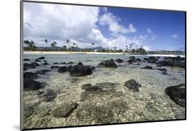 Lava Rocks of Poipu Beach Kauai Hawaii-George Oze-Mounted Photographic Print