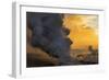 Lava Steam, Ocean The Big Island, Hawaii-Vincent James-Framed Photographic Print