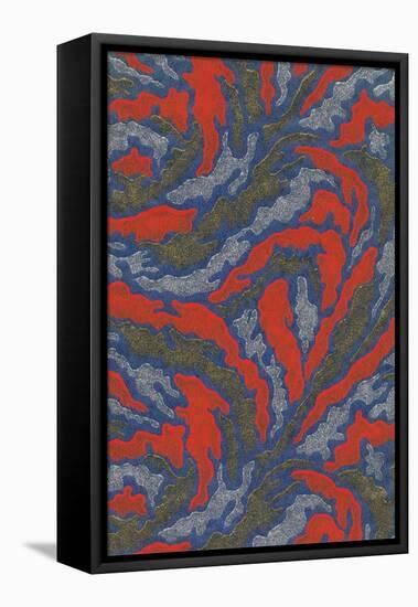 Lava Swirls-Found Image Press-Framed Stretched Canvas