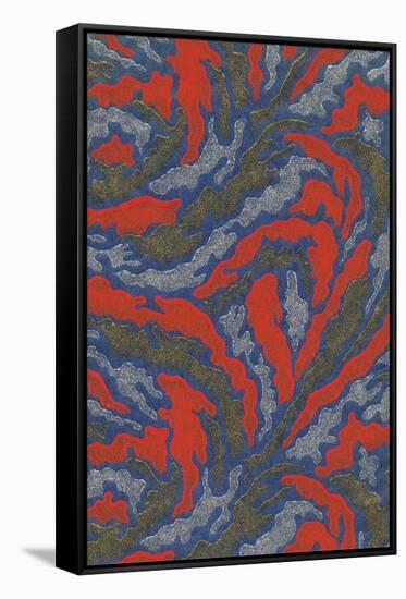 Lava Swirls-Found Image Press-Framed Stretched Canvas