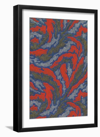 Lava Swirls-Found Image Press-Framed Giclee Print