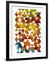 Lava Triangles-OnRei-Framed Art Print