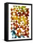 Lava Triangles-OnRei-Framed Stretched Canvas