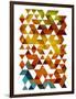 Lava Triangles-OnRei-Framed Art Print