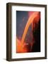 Lava Tube Pours into Ocean-J.D. Griggs-Framed Photographic Print