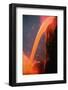 Lava Tube Pours into Ocean-J.D. Griggs-Framed Photographic Print