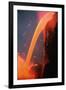 Lava Tube Pours into Ocean-J.D. Griggs-Framed Photographic Print