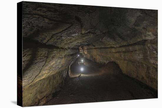 Lava Tube Santa Cruz Island, Galapagos Islands, Ecuador-Pete Oxford-Stretched Canvas