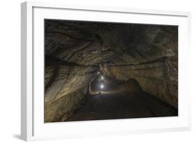 Lava Tube Santa Cruz Island, Galapagos Islands, Ecuador-Pete Oxford-Framed Photographic Print