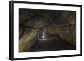 Lava Tube Santa Cruz Island, Galapagos Islands, Ecuador-Pete Oxford-Framed Photographic Print