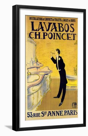 Lavabos Ch. Poincet-null-Framed Art Print