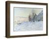 Lavacourt, under Snow, ca. 1878-1881-Claude Monet-Framed Giclee Print