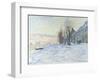 Lavacourt, under Snow, ca. 1878-1881-Claude Monet-Framed Giclee Print
