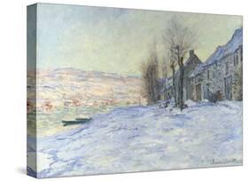 Lavacourt, under Snow, ca. 1878-1881-Claude Monet-Stretched Canvas