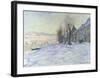 Lavacourt, under Snow, ca. 1878-1881-Claude Monet-Framed Art Print