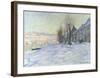 Lavacourt, under Snow, ca. 1878-1881-Claude Monet-Framed Art Print