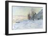 Lavacourt Under Snow-Claude Monet-Framed Premium Giclee Print