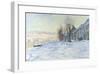 Lavacourt Under Snow-Claude Monet-Framed Premium Giclee Print