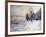 Lavacourt Under Snow-Claude Monet-Framed Giclee Print