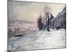 Lavacourt Under Snow-Claude Monet-Mounted Giclee Print