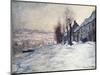 Lavacourt Under Snow-Claude Monet-Mounted Giclee Print