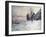 Lavacourt Under Snow-Claude Monet-Framed Giclee Print