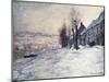 Lavacourt Under Snow-Claude Monet-Mounted Giclee Print