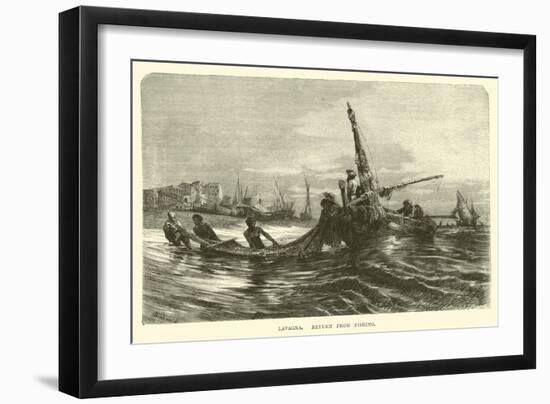 Lavagna, Return from Fishing-null-Framed Giclee Print