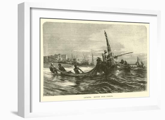 Lavagna, Return from Fishing-null-Framed Giclee Print