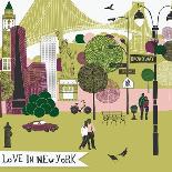 I Love Brooklyn Print Design-Lavandaart-Art Print