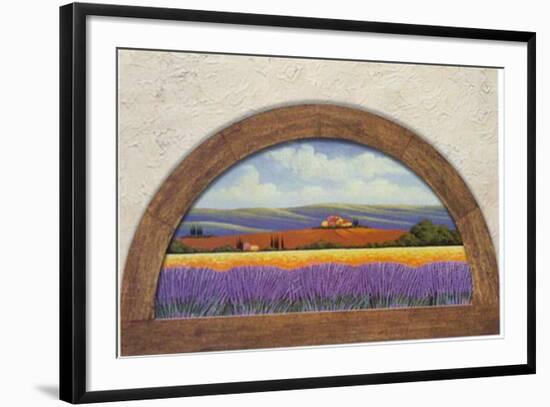 Lavander Fields-G^ Pino-Framed Art Print