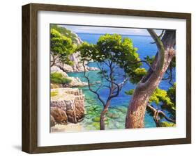 Lavandou-Adriano Galasso-Framed Art Print