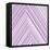 Lavendar Chevrons-null-Framed Stretched Canvas