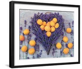 Lavender and Abricot-null-Framed Art Print