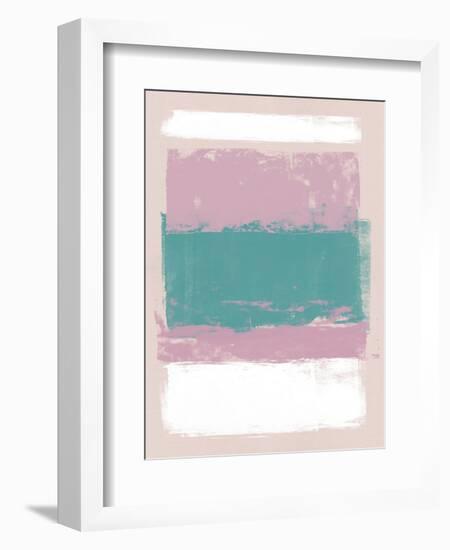 Lavender and Jungle Abstract Study-Emma Moore-Framed Art Print