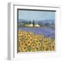 Lavender And Sunflowers, Provence-Hazel Barker-Framed Giclee Print