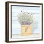 Lavender and Wood Square III-Janice Gaynor-Framed Art Print